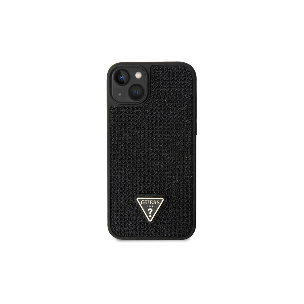 Hurtownia GSM - Etui Guess GUHCP14MHDGTPK Apple iPhone 14 Plus / 15 Plus schwarz/black hardcase Rhinestone Triangle - GUE2594 - {ean13} - Hurt