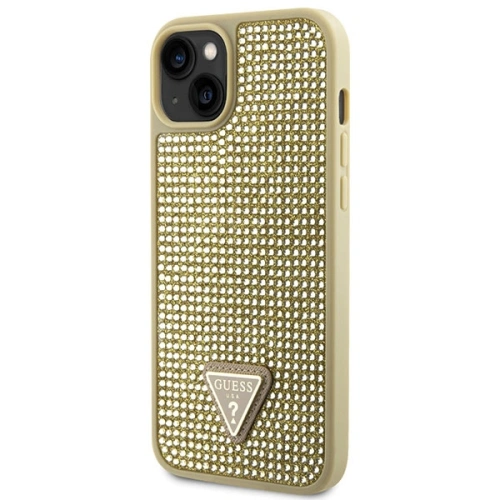 Etui Guess GUHCP14SHDGTPD Apple iPhone 14 złoty/gold hardcase Rhinestone Triangle