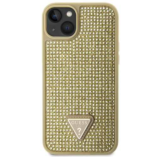 Etui Guess GUHCP14SHDGTPD Apple iPhone 14 złoty/gold hardcase Rhinestone Triangle
