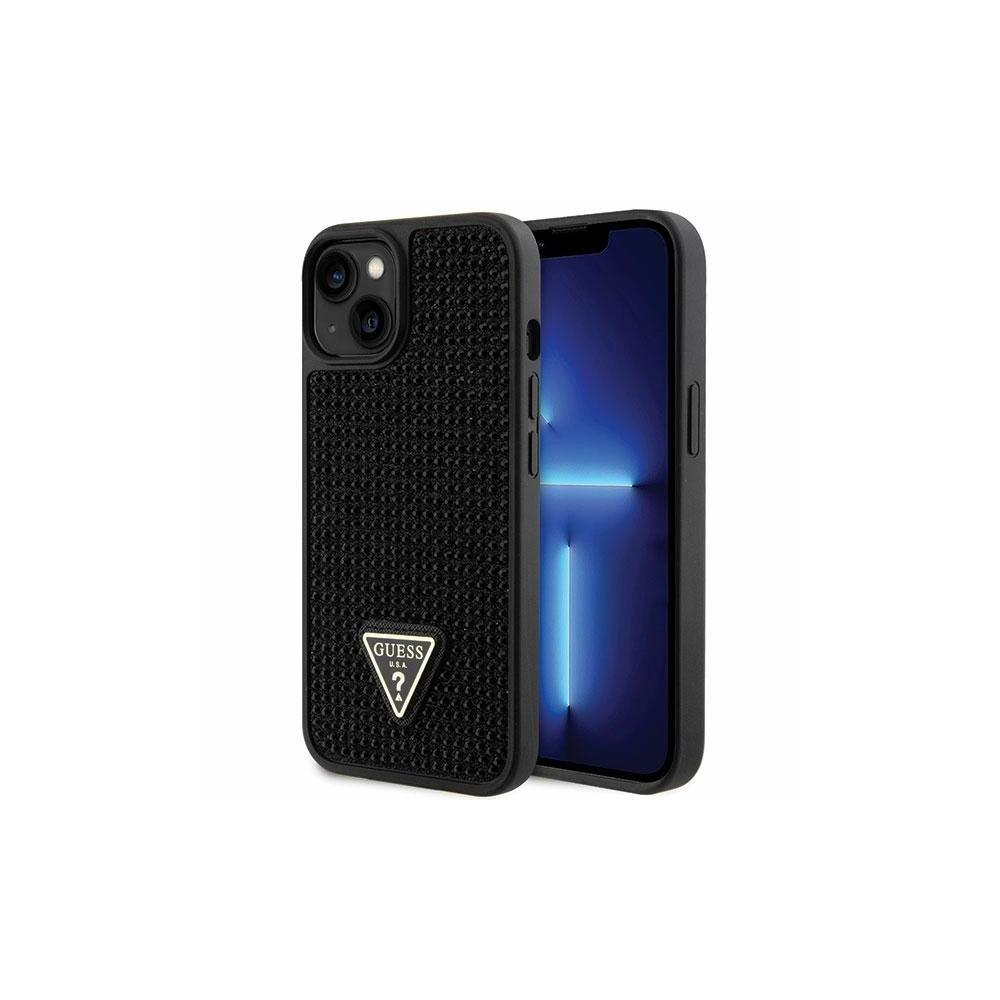 Hurtownia GSM - Etui Guess GUHCP14SHDGTPK Apple iPhone 14 schwarz/hardcase Rhinestone Triangle - GUE2597 - {ean13} - Hurt