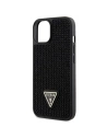 Wholesale Guess GUHCP14SHDGTPK Apple iPhone 14 black hardcase Rhinestone Triangle - GUE2597 - {ean13} - Hurt