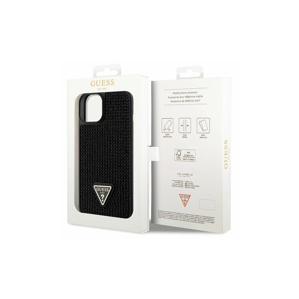 Hurtownia GSM - Etui Guess GUHCP14SHDGTPK Apple iPhone 14 schwarz/hardcase Rhinestone Triangle - GUE2597 - {ean13} - Hurt