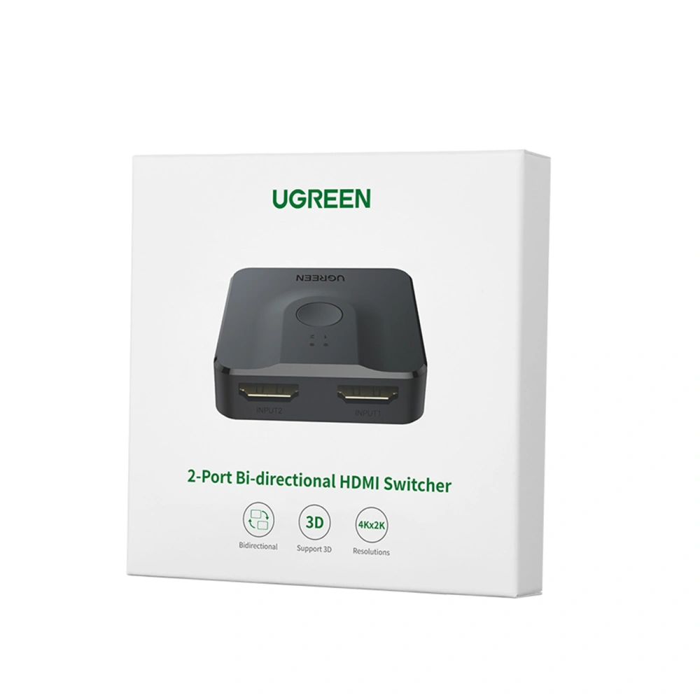 Hurtownia GSM - Přepínač UGREEN CM217 Switch HDMI/2x HDMI 4K 60Hz černý - UGR1615 - {ean13} - Hurt