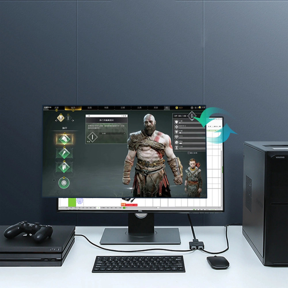 Hurtownia GSM - Přepínač UGREEN CM217 Switch HDMI/2x HDMI 4K 60Hz černý - UGR1615 - {ean13} - Hurt