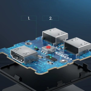 Hurtownia GSM - UGREEN CM217 HDMI kapcsoló/2x HDMI 4K 60Hz fekete - UGR1615 - {ean13} - Hurt