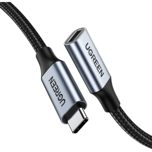 Cablu de extensie UGREEN US372 USB-C 3.1 10Gb/s 1m gri