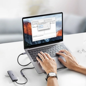 Cablu de extensie UGREEN US372 USB-C 3.1 10Gb/s 1m gri