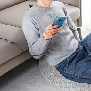 Prodlužovací kabel UGREEN US372 USB-C 3.1 10Gb/s 1m šedý