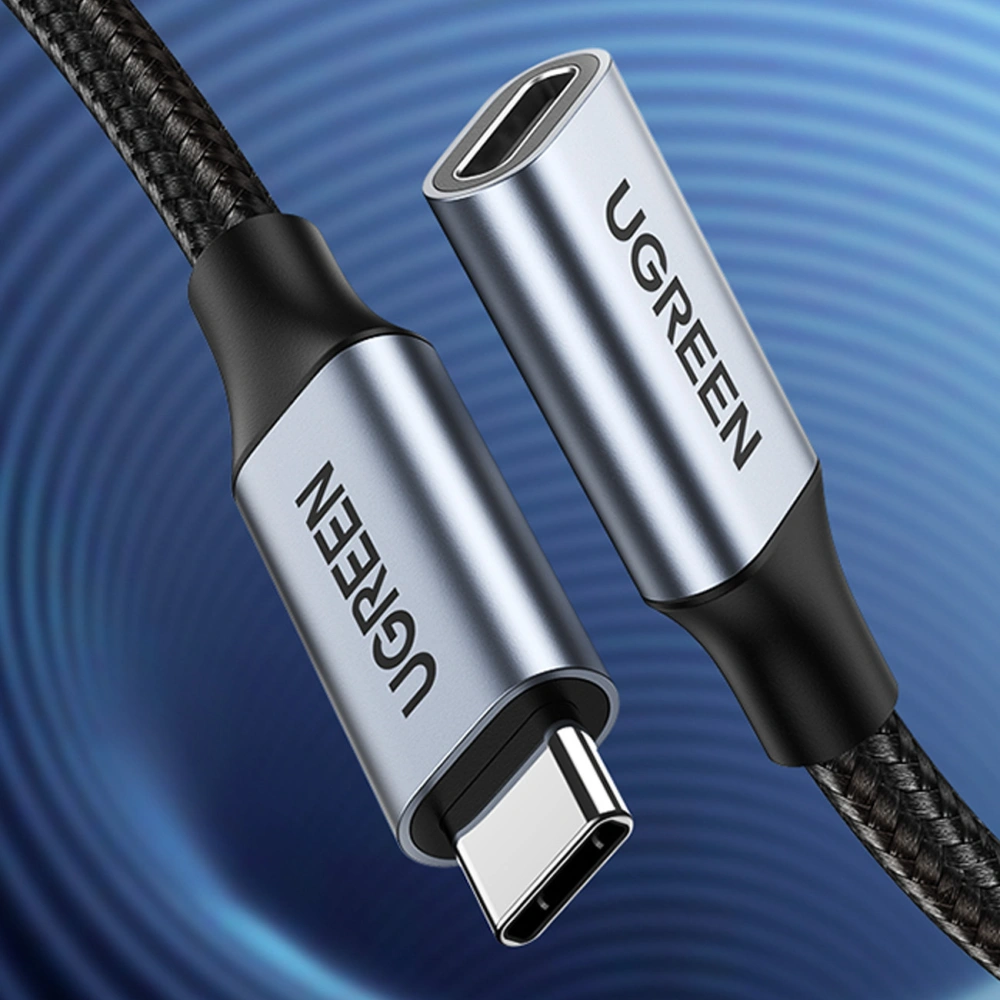 Wholesale UGREEN US372 USB-C 3.1 Extension Cable 10Gb/s 1m gray - UGR1617 - {ean13} - Hurt