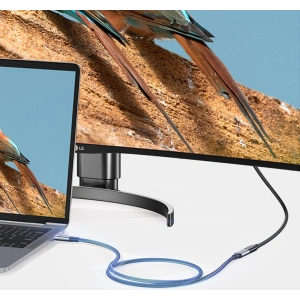 Cablu de extensie UGREEN US372 USB-C 3.1 10Gb/s 1m gri