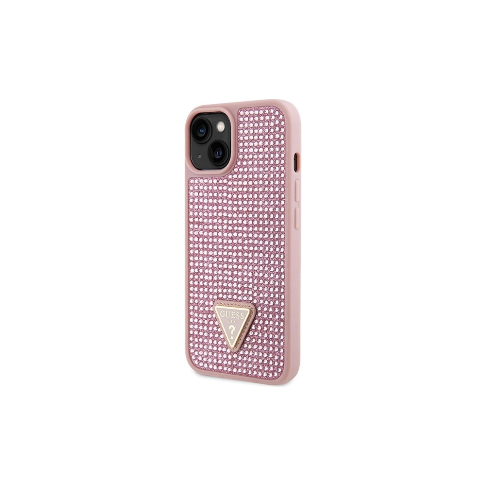 Hurtownia GSM - Etui Guess GUHCP14SHDGTPP Apple iPhone 14 růžový/pink hardcase Rhinestone Triangle - GUE2598 - {ean13} - Hurt