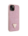 Wholesale Guess GUHCP14SHDGTPP Apple iPhone 14 pink hardcase Rhinestone Triangle - GUE2598 - {ean13} - Hurt