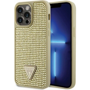 Hurtownia GSM - Etui Guess GUHCP14XHDGTPD Apple iPhone 14 Pro Max gold/hartschale Rhinestone Dreieck - GUE2599 - {ean13} - Hurt