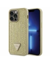 Etui Guess GUHCP14XHDGTPD Apple iPhone 14 Pro Max arany hardcase Rhinestone Triangle