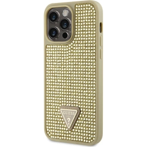 Hurtownia GSM - Etui Guess GUHCP14XHDGTPD Apple iPhone 14 Pro Max gold/hartschale Rhinestone Dreieck - GUE2599 - {ean13} - Hurt