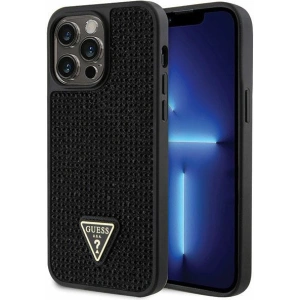 Etui Guess GUHCP14XHDGTPK Apple iPhone 14 Pro Max czarny/black hardcase Rhinestone Triangle