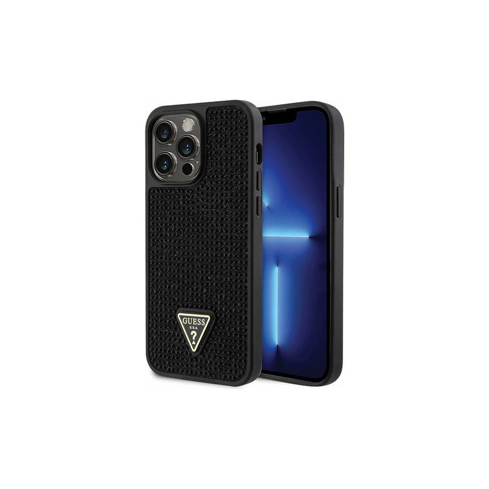 Hurtownia GSM - Etui Guess GUHCP14XHDGTPK Apple iPhone 14 Pro Max fekete/hardcase Rhinestone Triangle - GUE2600 - {ean13} - Hurt