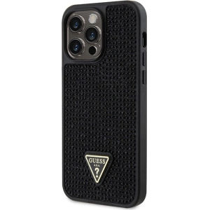 Etui Guess GUHCP14XHDGTPK Apple iPhone 14 Pro Max czarny/black hardcase Rhinestone Triangle