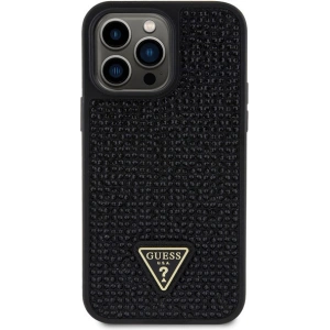 Etui Guess GUHCP14XHDGTPK Apple iPhone 14 Pro Max czarny/black hardcase Rhinestone Triangle