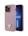 Guess GUHCP14XHDGTPP Apple iPhone 14 Pro Max pink hardcase Rhinestone Triangle
