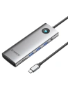 Dokkoló állomás Orico HUB 10w1 USB-C, HDMI, 3xUSB, SD/TF, Audio (szürke)