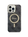 Etui Guess GUHMS23MH4STK Samsung Galaxy S23+ Plus negru/black hardcase 4G MagSafe