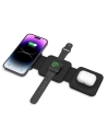 Hurtownia GSM - Vezeték nélküli töltő Tech-Protect QI15W-A24 3in1 Magnetic Vezeték nélküli Töltő MagSafe Fekete - THP1986 - {ean13} - Hurt