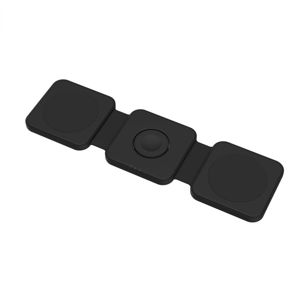 Hurtownia GSM - Bezdrátová nabíječka Tech-Protect QI15W-A24 3in1 Magnetic Wireless Charger MagSafe Černá - THP1986 - {ean13} - Hurt