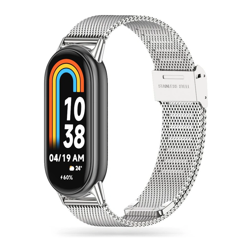 Hurtownia GSM - Pasek Tech-Protect Milaneseband Xiaomi Mi Smart Band 8 / 8 NFC / 9 Ezüst - THP1993 - {ean13} - Hurt