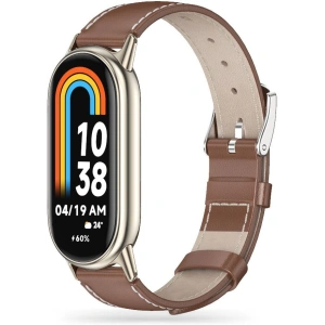 Hurtownia GSM - Pánt Tech-Protect Leatherfit Xiaomi Mi Smart Band 8 / 8 NFC / 9 Barna - THP1995 - {ean13} - Hurt