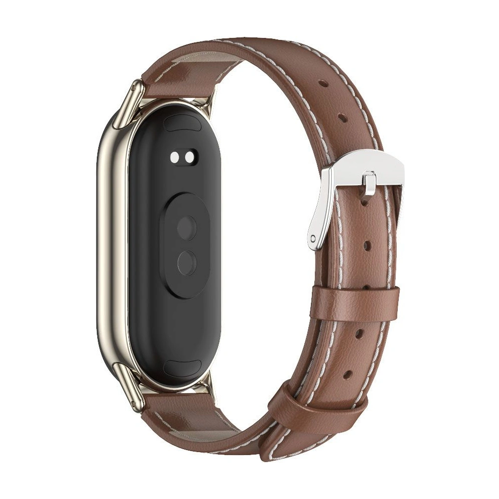Hurtownia GSM - Pasek Tech-Protect Leatherfit Xiaomi Mi Smart Band 8 / 8 NFC / 9 Braun - THP1995 - {ean13} - Hurt