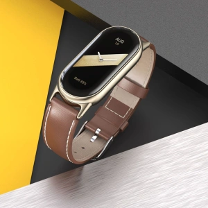 Hurtownia GSM - Pasek Tech-Protect Leatherfit Xiaomi Mi Smart Band 8 / 8 NFC / 9 Braun - THP1995 - {ean13} - Hurt