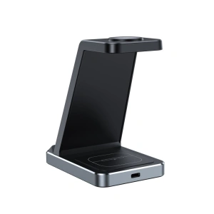 Hurtownia GSM - Vezeték nélküli töltő Tech-Protect QI15W-A26 3in1 Vezeték nélküli Töltő Fekete - THP1996 - {ean13} - Hurt