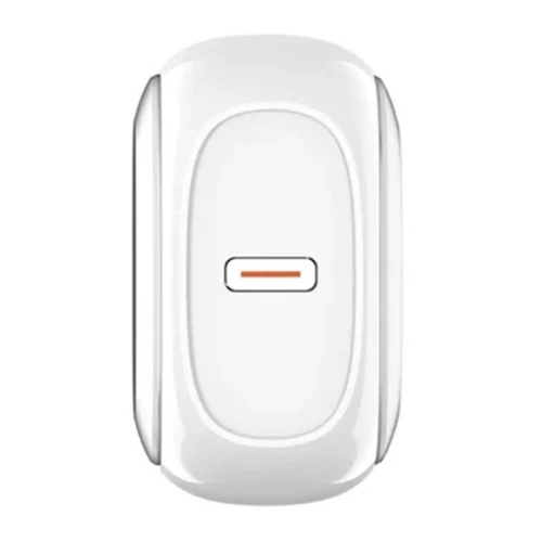 Ładowarka sieciowa LDNIO A1206C, USB-C, 27W + kabel USB-C/USB-C (biała)