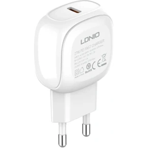 Hurtownia GSM - Netzteil LDNIO A1206C, USB-C, 27W + USB-C/Lightning-Kabel (weiß) - LDN453 - {ean13} - Hurt