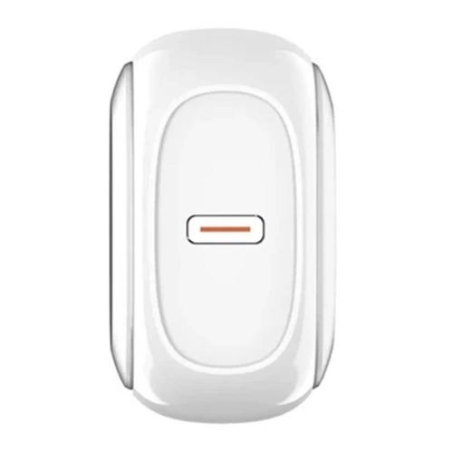 Ładowarka sieciowa LDNIO A1206C, USB-C, 27W + kabel USB-C/Lightning (biała)