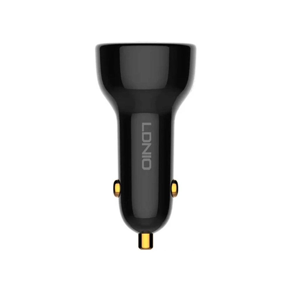 Hurtownia GSM - Auto nabíječka LDNIO C101, USB + USB-C, 100W + kabel USB-A/Lightning - LDN455 - {ean13} - Hurt