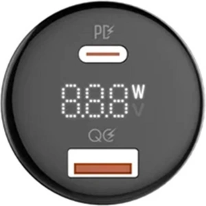 Auto nabíječka LDNIO C101, USB + USB-C, 100W + kabel USB-A/Lightning