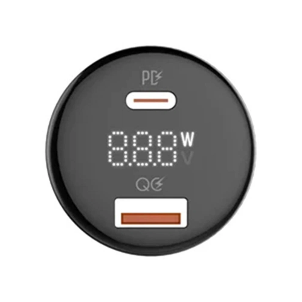 Hurtownia GSM - Auto nabíječka LDNIO C101, USB + USB-C, 100W + kabel USB-C/Lightning (černá) - LDN458 - {ean13} - Hurt