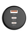 Hurtownia GSM - Automobilová nabíječka LDNIO C102, USB + 2x USB-C, 160W + kabel USB-A/Lightning (černá) - LDN460 - {ean13} - Hurt