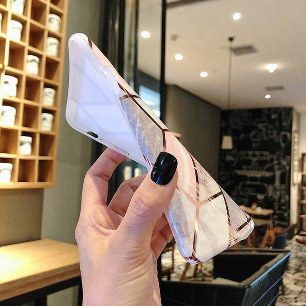 Hurtownia GSM - Etui Tech-Protect Marble Apple iPhone 11 Růžová - THP1998 - {ean13} - Hurt