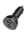 Hurtownia GSM - Ładowarka samochodowa LDNIO C102, USB + 2x USB-C, 160W + kabel USB-C/Lightning (czarna) - LDN463 - {ean13} - Hurt