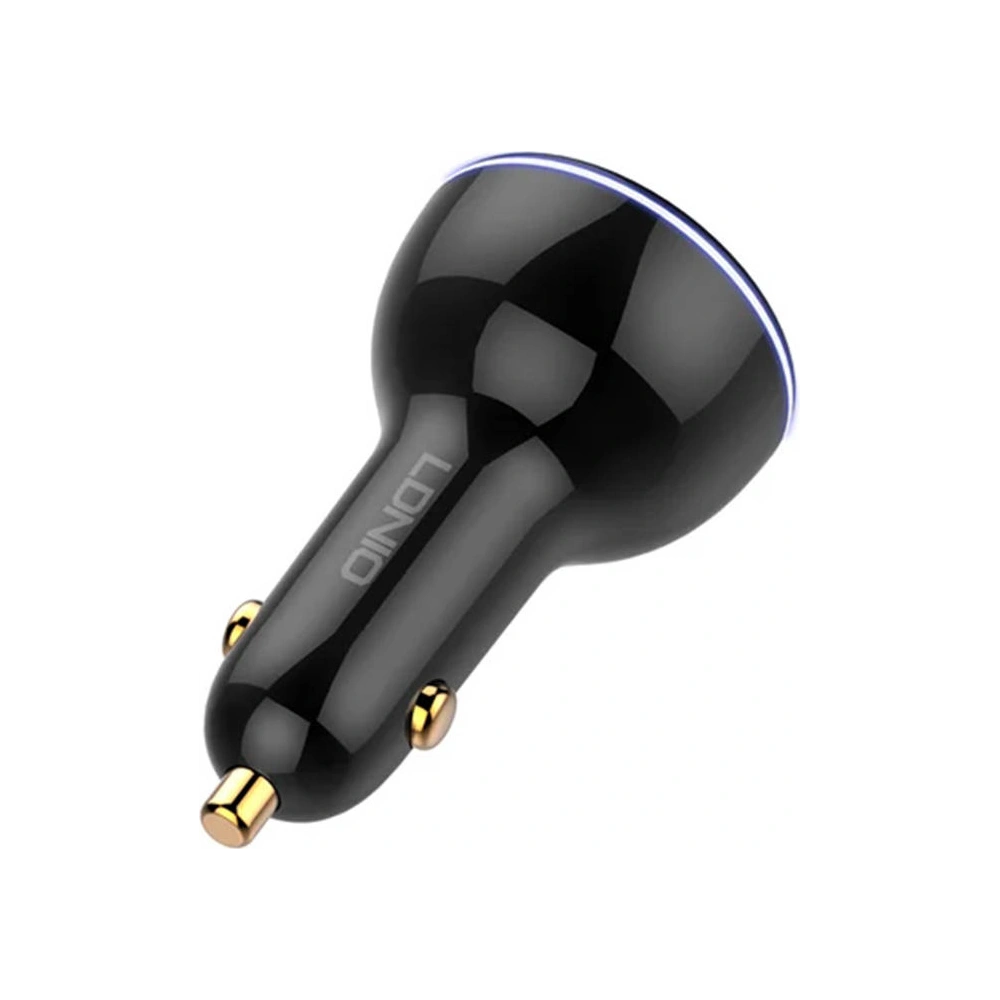 Hurtownia GSM - Auto nabíječka LDNIO C102, USB + 2x USB-C, 160W + USB-C/Lightning kabel (černá) - LDN463 - {ean13} - Hurt