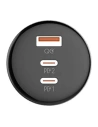 Hurtownia GSM - Ładowarka samochodowa LDNIO C102, USB + 2x USB-C, 160W + kabel USB-C/Lightning (czarna) - LDN463 - {ean13} - Hurt