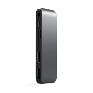 Hurtownia GSM - Hub Satechi USB-C (USB-C 60W, 4K HDMI, USB-A, czytnik kart micro/SD, jack port) (space gray) - STH47 - {ean13} - Hurt