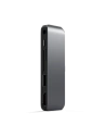 Hub Satechi USB-C (USB-C 60W, 4K HDMI, USB-A, čtečka karet micro/SD, jack port) (space gray)