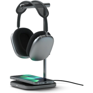 Hurtownia GSM - Fejhallgató tartó vezeték nélküli töltővel Satechi Headphone Stand 2in1 Apple AirPods Max (space gray) - STH50 - {ean13} - Hurt