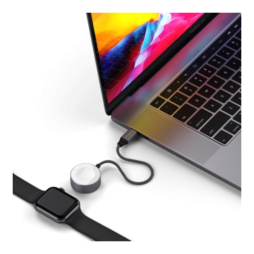Ładowarka magnetyczna Satechi Apple Watch USB-C 7cm (space gray)