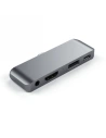 Satechi Aluminium Mobile Pro Hub USB-C (USB-C 60W, 4K HDMI, USB-A 3.0, jack port) (space gray)