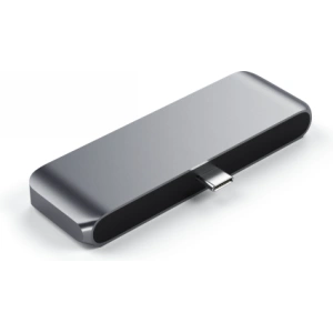 Hurtownia GSM - Hub Satechi Aluminium Mobile Pro Hub USB-C (USB-C 60W, 4K HDMI, USB-A 3.0, jack port) (space gray) - STH55 - {ean13} - Hurt